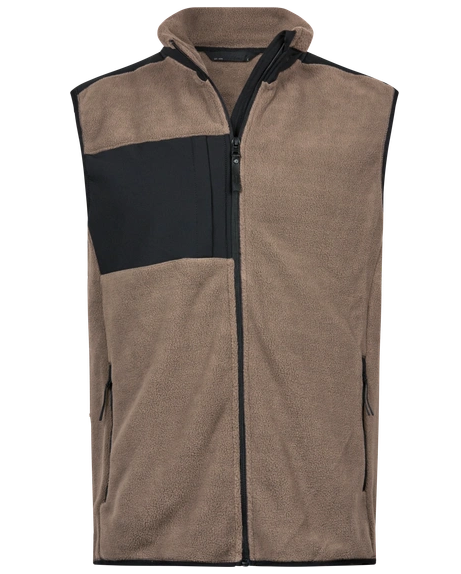 Mountain Fleece Bodywarmer Clay/Sort